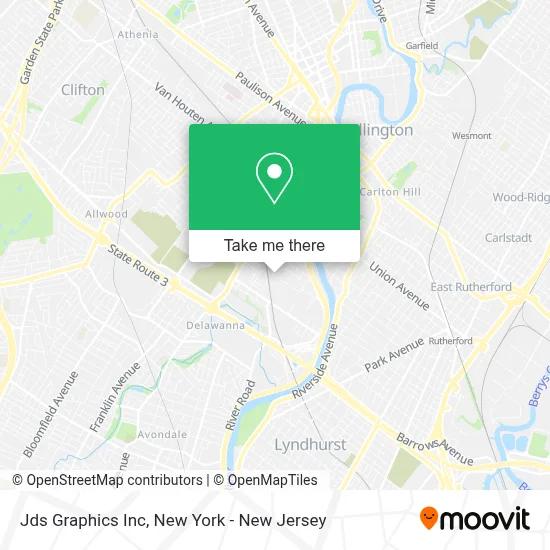 Jds Graphics Inc map