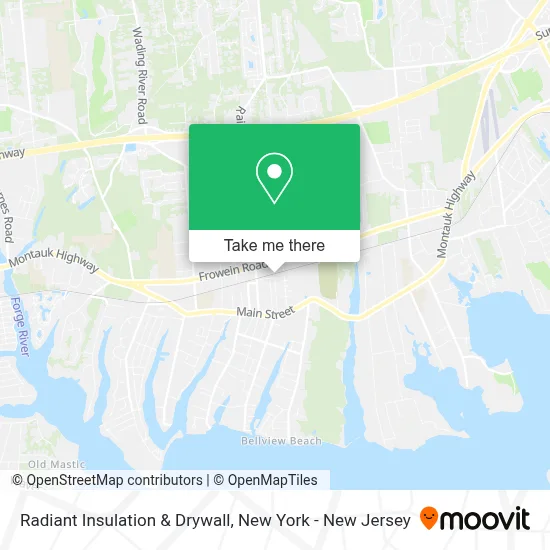 Radiant Insulation & Drywall map