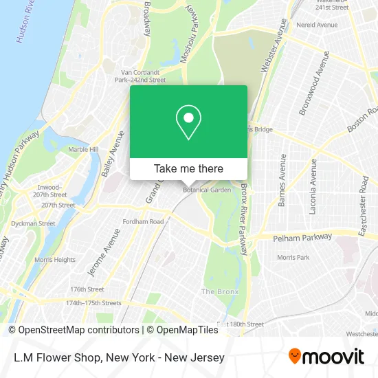 L.M Flower Shop map