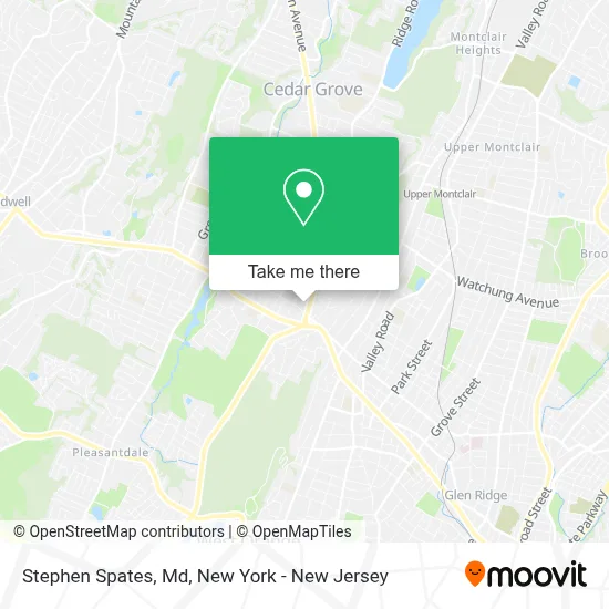 Stephen Spates, Md map