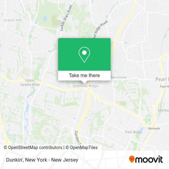 Dunkin' map