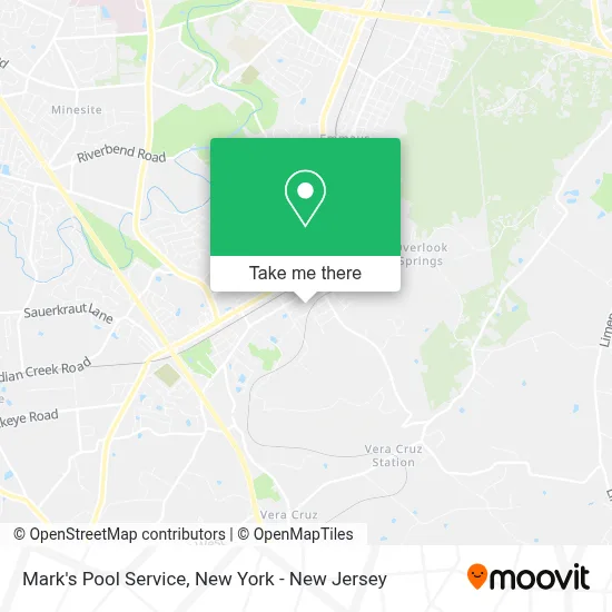 Mark's Pool Service map