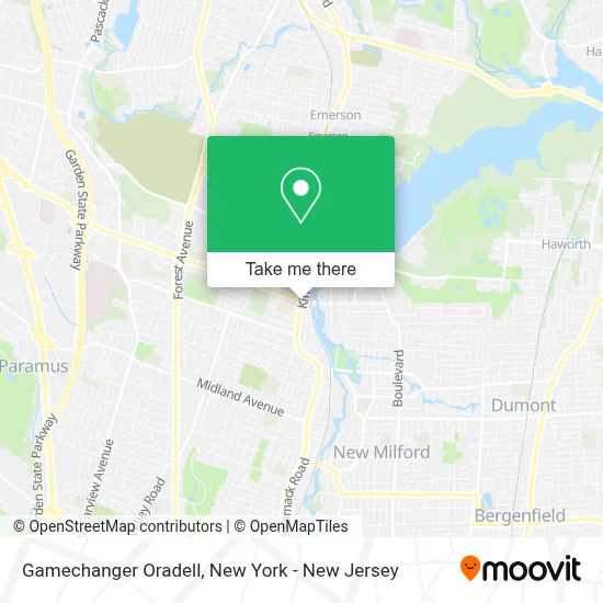 Gamechanger Oradell map