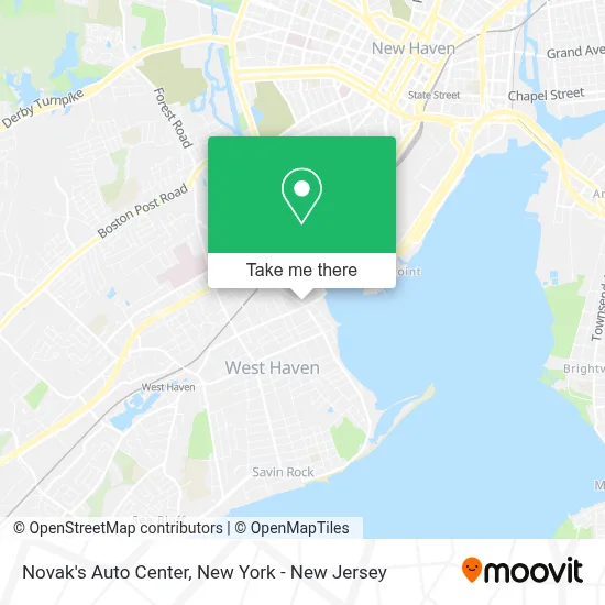 Novak's Auto Center map