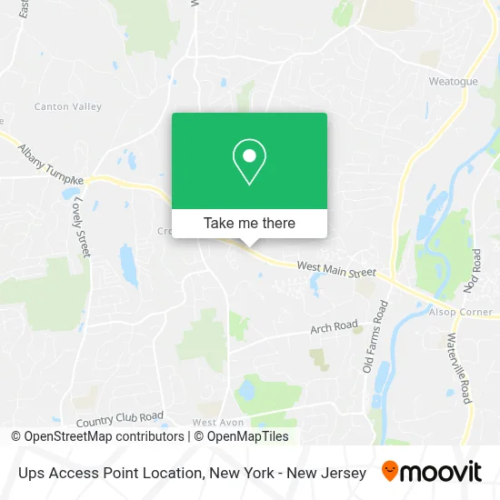 Ups Access Point Location map