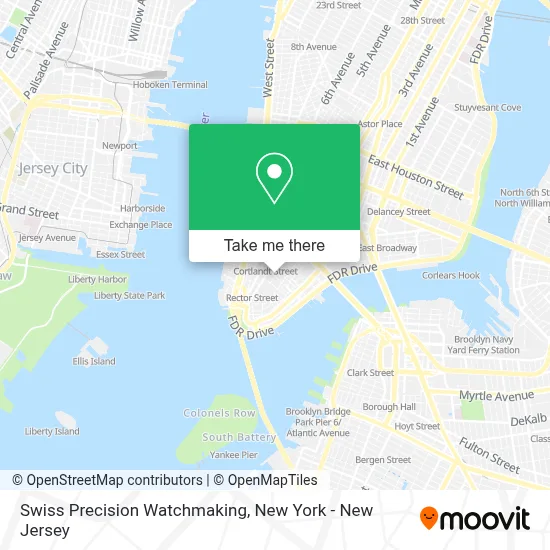 Swiss Precision Watchmaking map