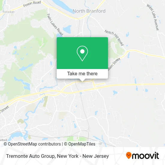 Tremonte Auto Group map