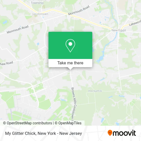 My Glitter Chick map