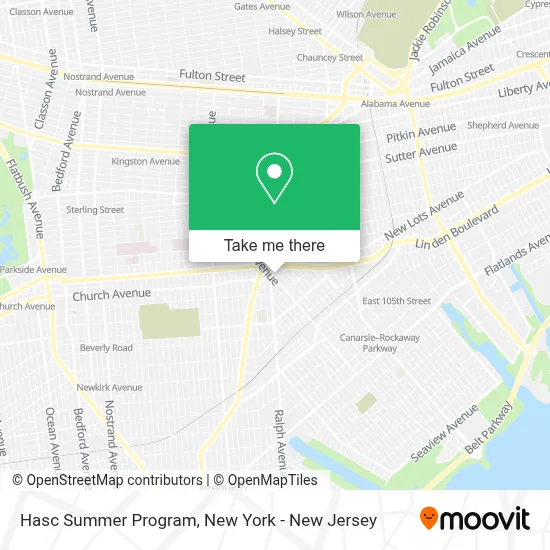 Hasc Summer Program map