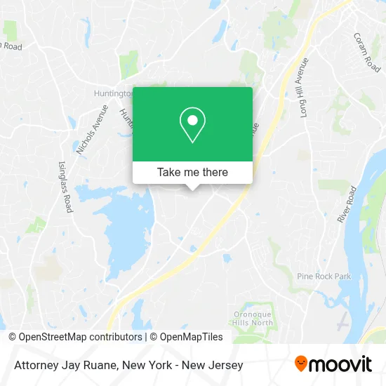 Attorney Jay Ruane map