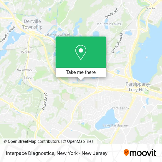 Interpace Diagnostics map