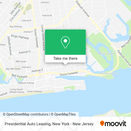 Presidential Auto Leasing map