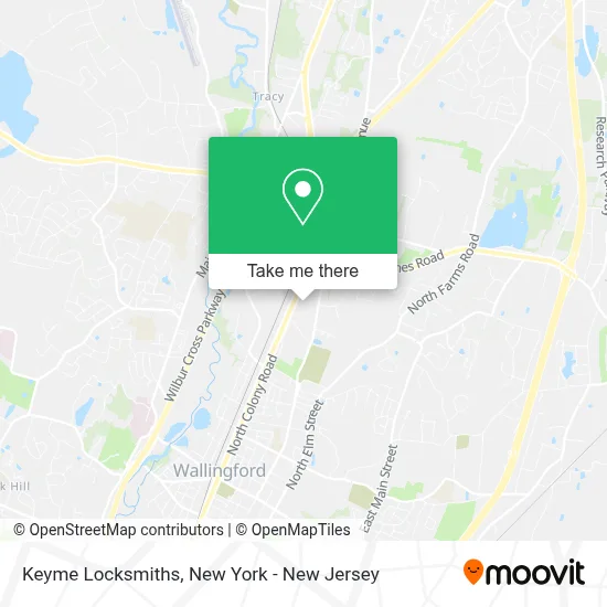 Keyme Locksmiths map