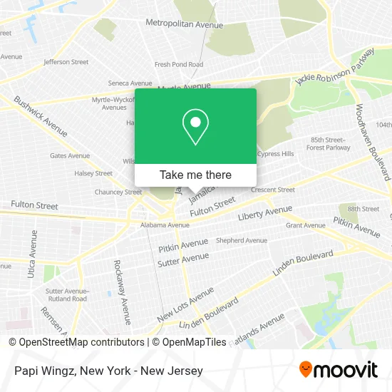 Papi Wingz map