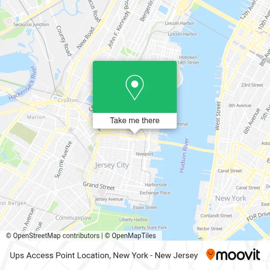Ups Access Point Location map