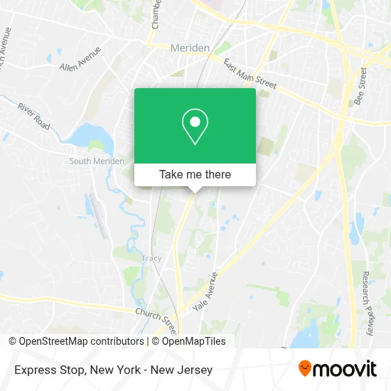 Express Stop map