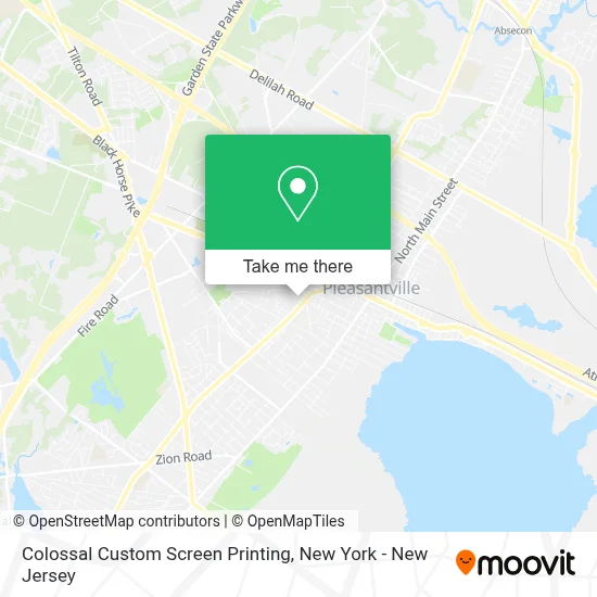 Colossal Custom Screen Printing map