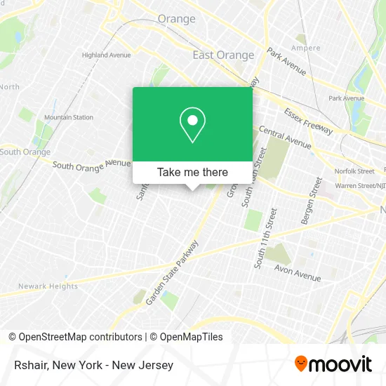 Rshair map
