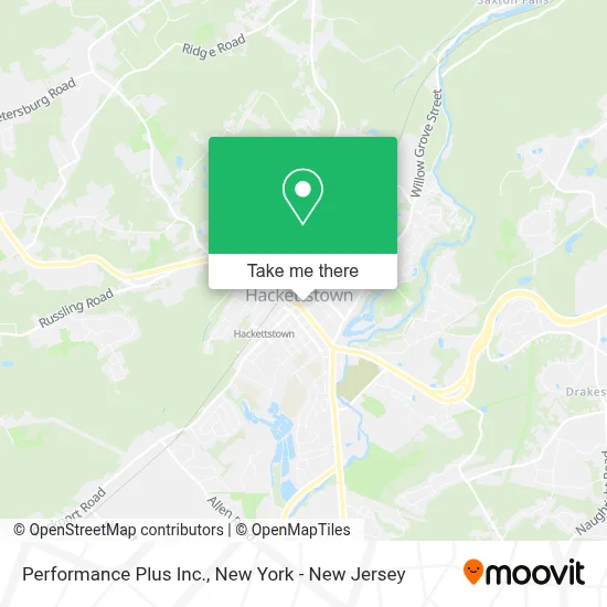 Performance Plus Inc. map