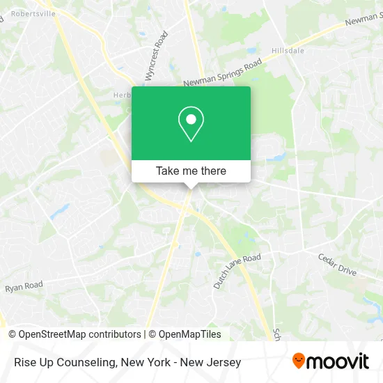 Rise Up Counseling map