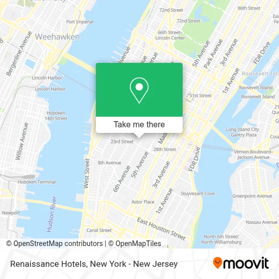 Renaissance Hotels map