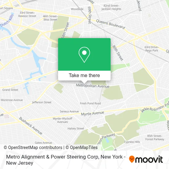 Metro Alignment & Power Steering Corp map