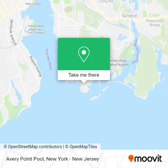 Avery Point Pool map