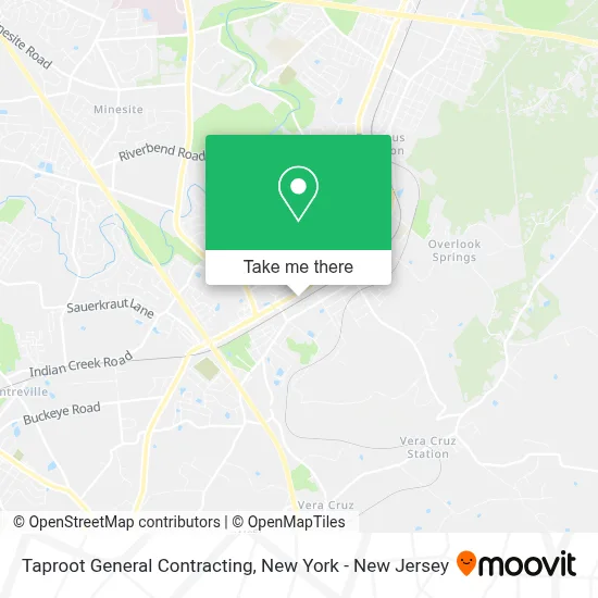 Taproot General Contracting map