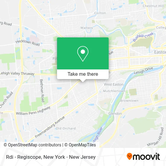 Rdi - Regiscope map