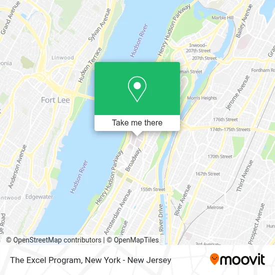 The Excel Program map
