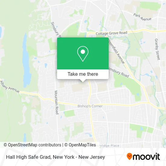 Hall High Safe Grad map