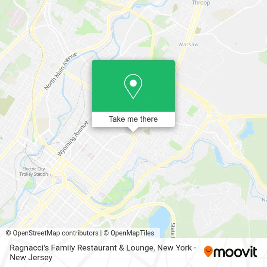 Ragnacci's Family Restaurant & Lounge map