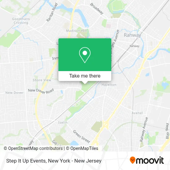 Step It Up Events map