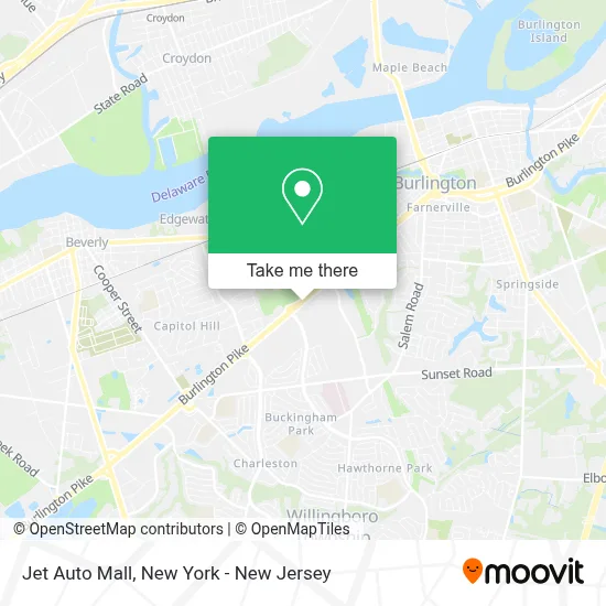 Jet Auto Mall map