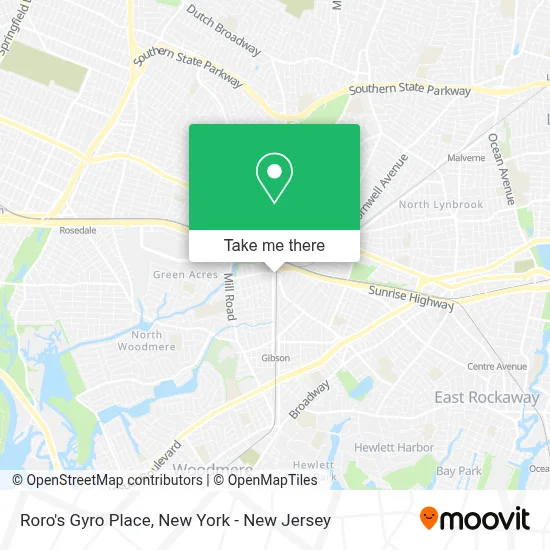 Roro's Gyro Place map