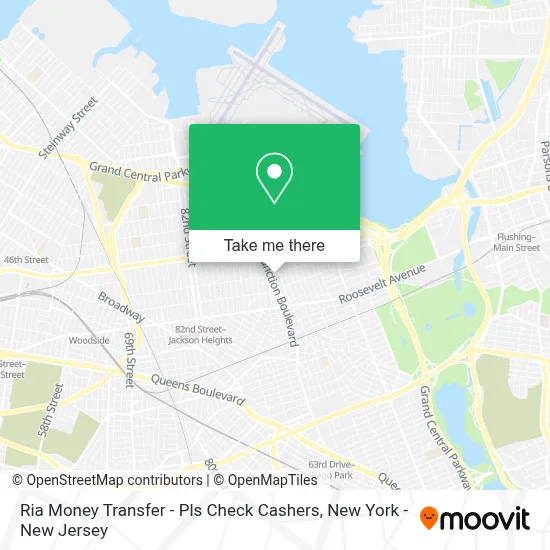 Ria Money Transfer - Pls Check Cashers map