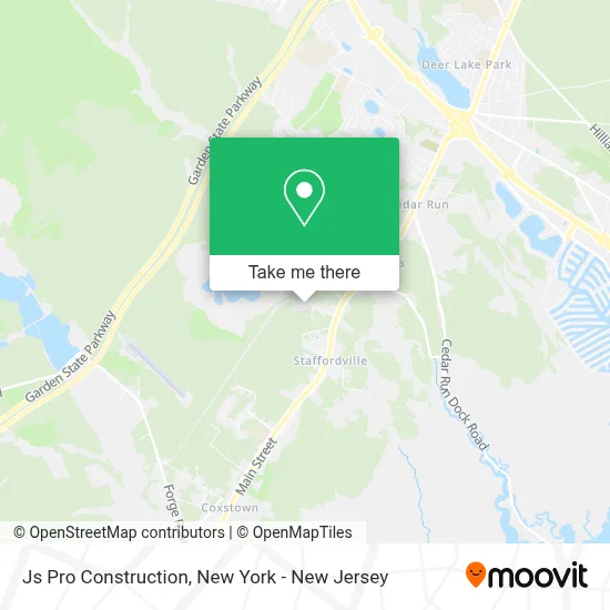 Js Pro Construction map