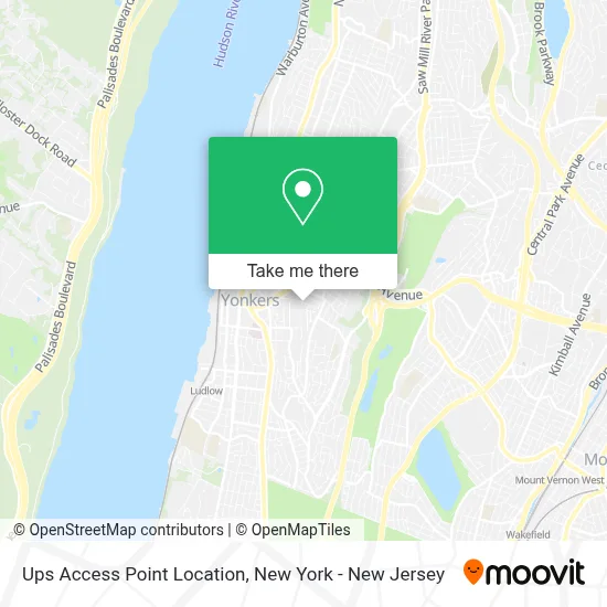 Ups Access Point Location map