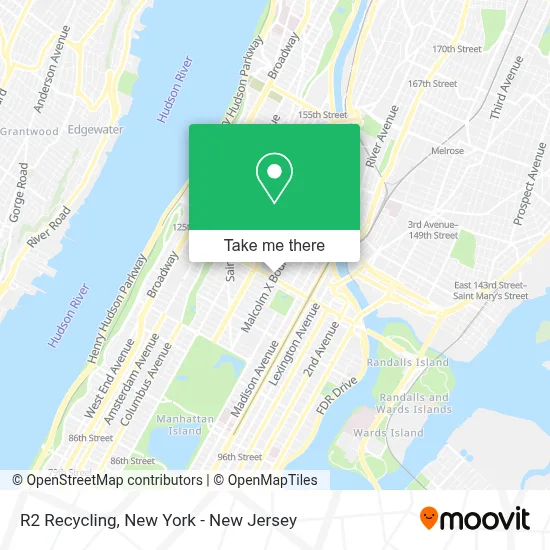 R2 Recycling map