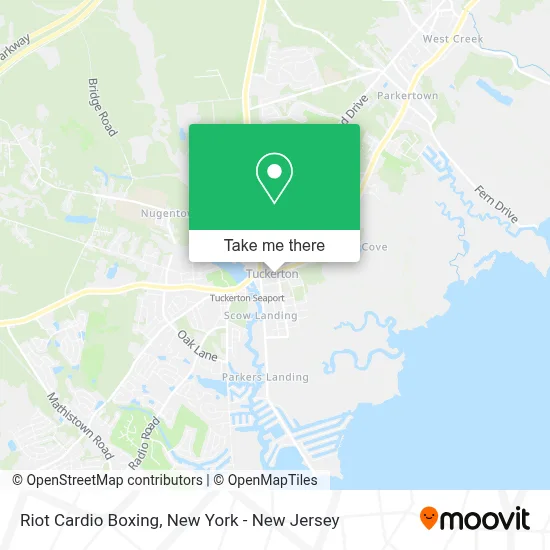 Riot Cardio Boxing map