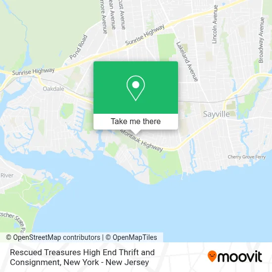 Rescued Treasures High End Thrift and Consignment map