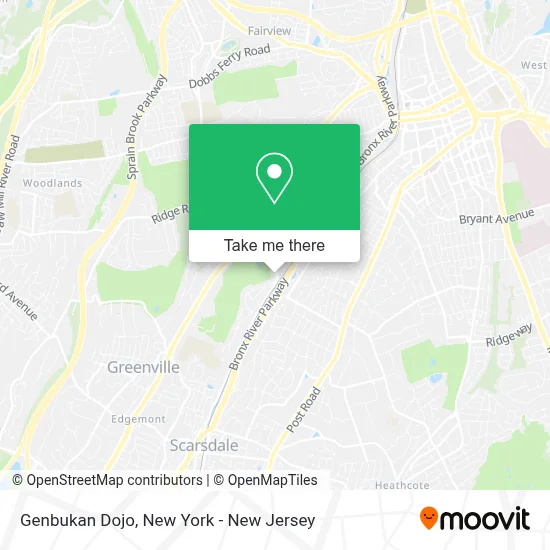 Genbukan Dojo map