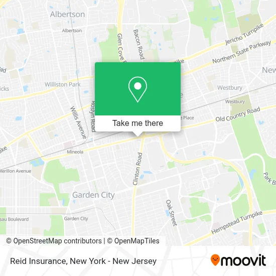 Reid Insurance map