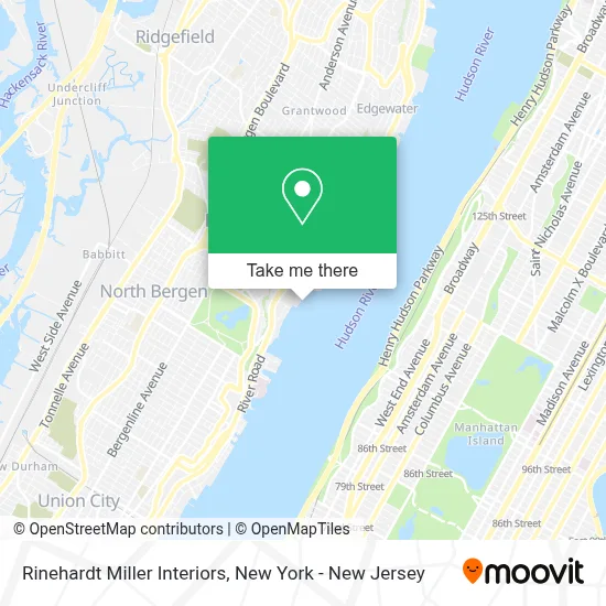 Rinehardt Miller Interiors map