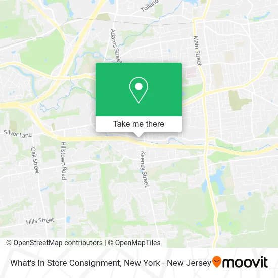 What's In Store Consignment map