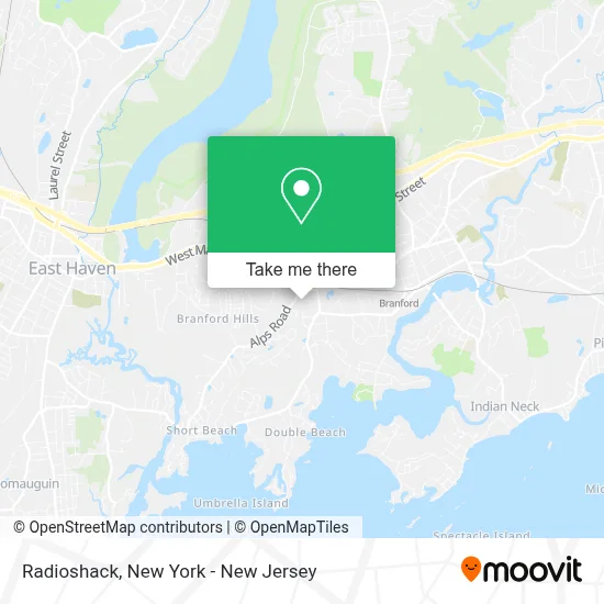 Radioshack map