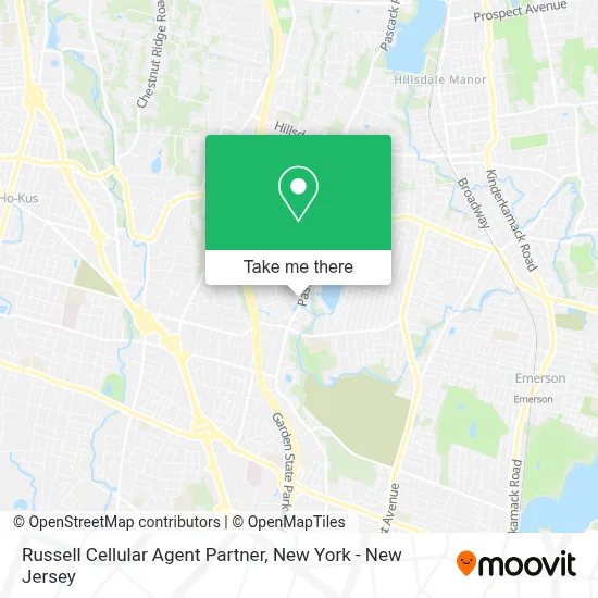 Russell Cellular Agent Partner map