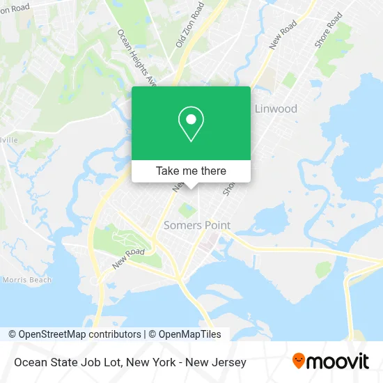 Ocean State Job Lot map