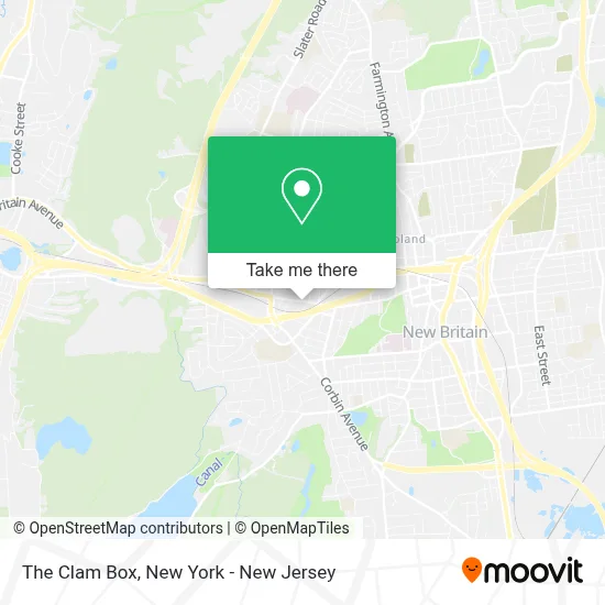 The Clam Box map