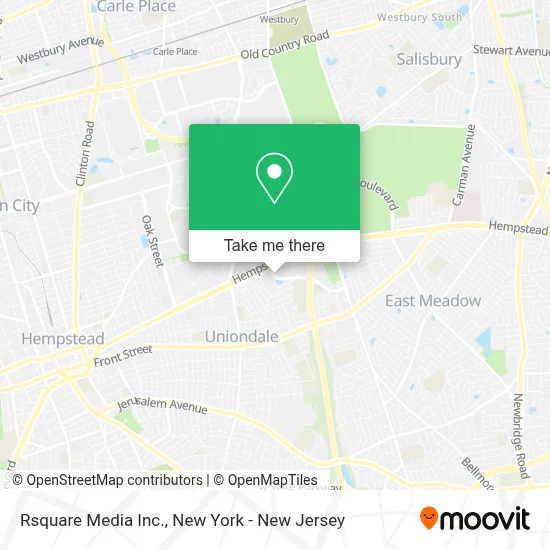 Rsquare Media Inc. map